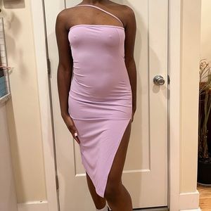 lavender SHEIN bodycon dress size small